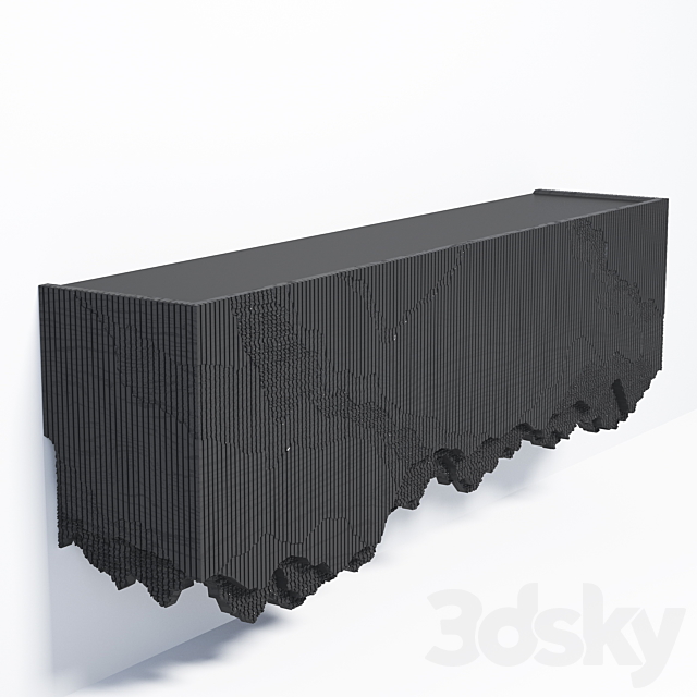 Hanging chest of drawers Ledge 72 3DSMax File - thumbnail 3