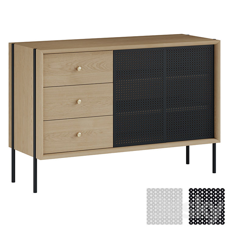 Hartodesign HIGH SIDEBOARD GABIN 3DS Max Model - thumbnail 1