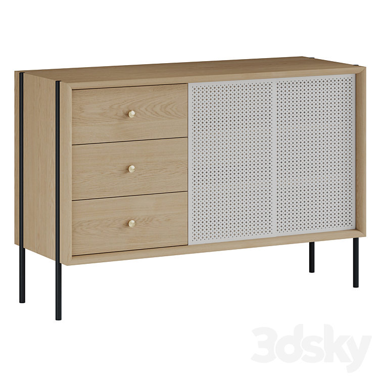 Hartodesign HIGH SIDEBOARD GABIN 3DS Max Model - thumbnail 2