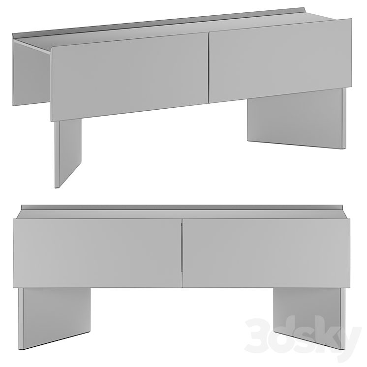 Hayama Sideboard by Cassina 3DS Max - thumbnail 2