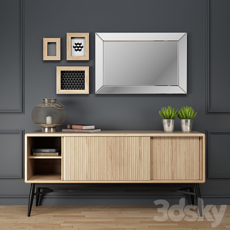 Hendrix Sideboard 2 3DS Max - thumbnail 1