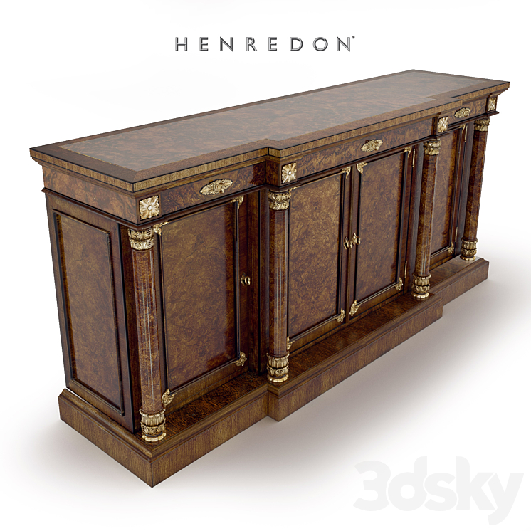 Henredon BUFFET # 2706-21 3DS Max - thumbnail 2