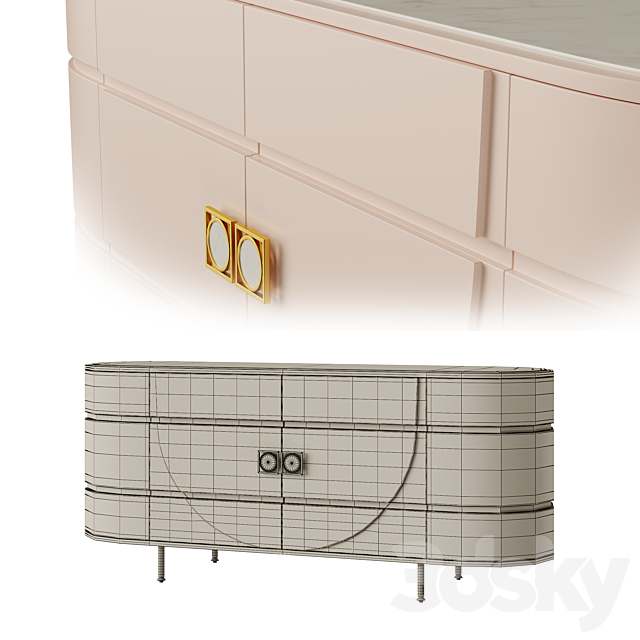 Hepworth Storage Console 3DSMax File - thumbnail 2