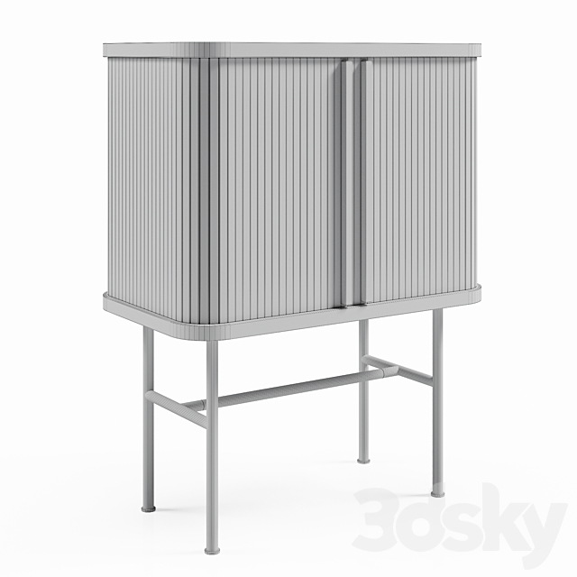 H&M Bedside table 3DS Max Model - thumbnail 3