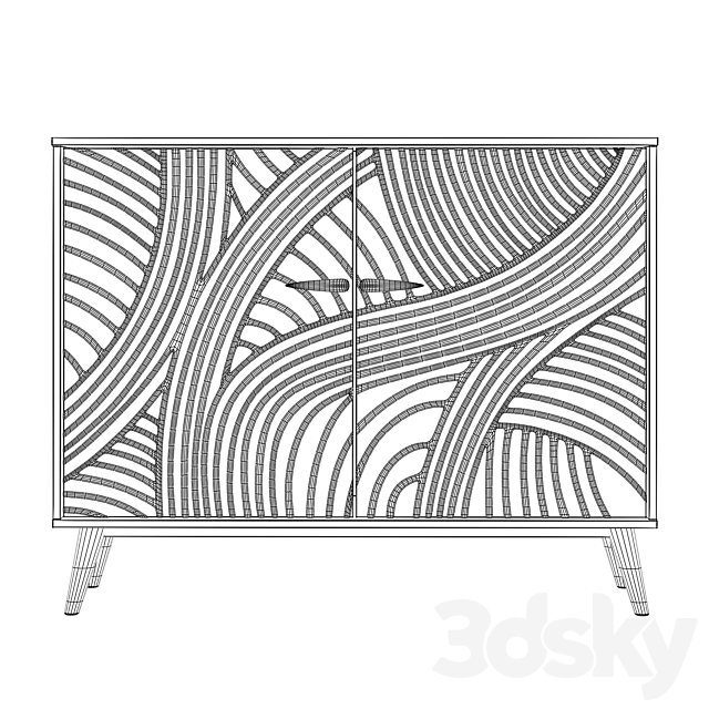 Homary – J04CJG000041 Sideboard Buffet 3DSMax File - thumbnail 4