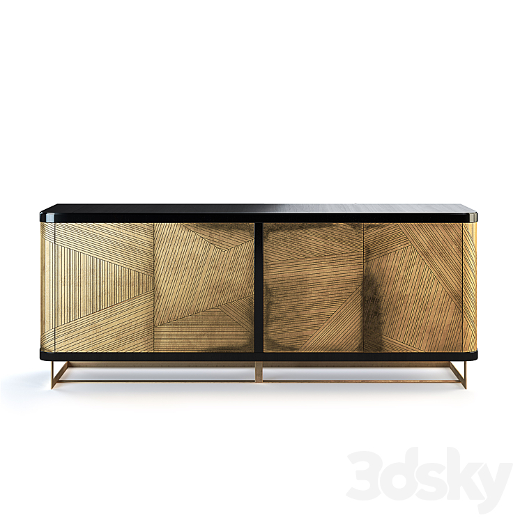 Hooker Furniture Melange Kendrix Credenza 3DS Max - thumbnail 1