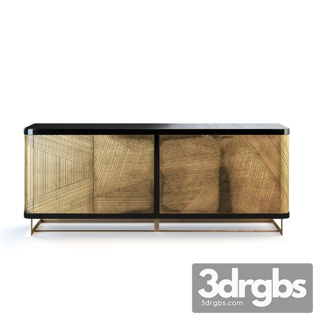 Hooker Furniture Melange Kendrix Credenza 3dsmax Download - thumbnail 1