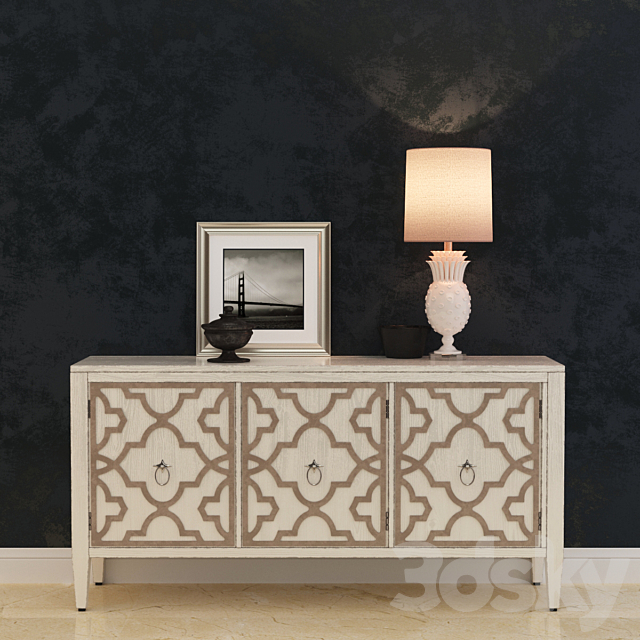 Hooker Furniture Melange Miranda Credenza 3DSMax File - thumbnail 1