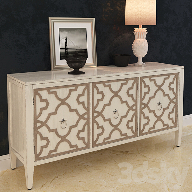 Hooker Furniture Melange Miranda Credenza 3DSMax File - thumbnail 3