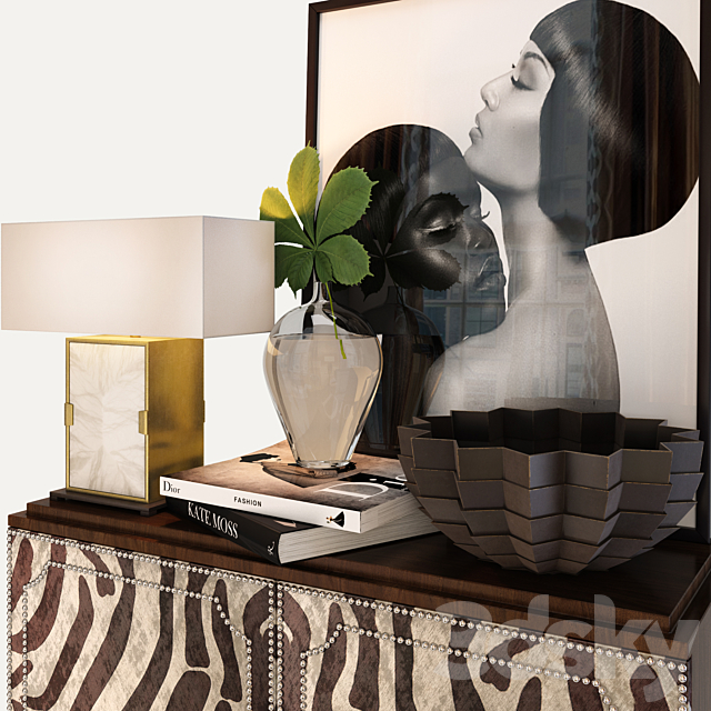 Horchow Vanna Zebra Cabinet 3DSMax File - thumbnail 3