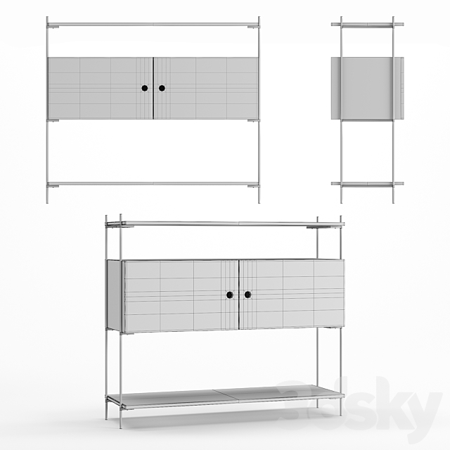 Hubsch Console table 3DSMax File - thumbnail 5