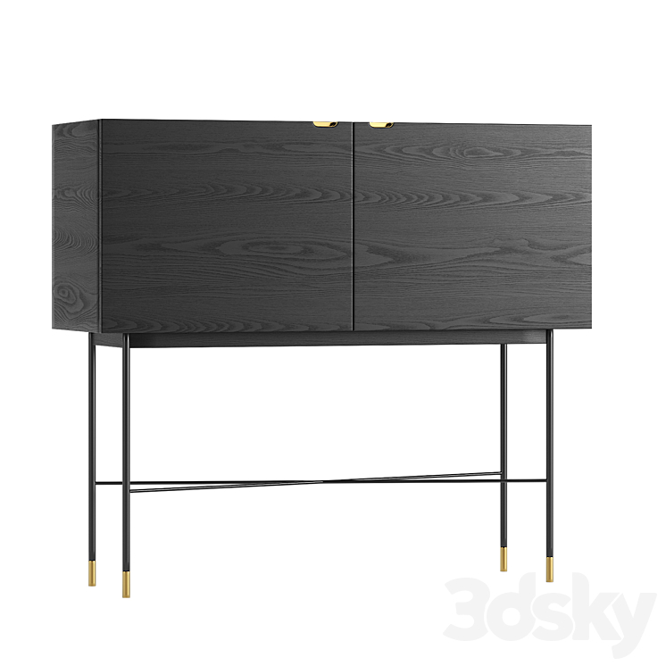 Hubsch Dresser 3DS Max Model - thumbnail 1