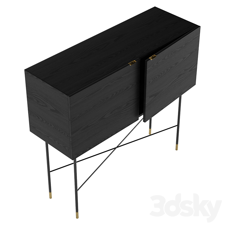 Hubsch Dresser 3DS Max Model - thumbnail 2