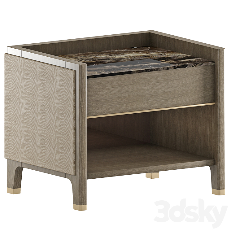 HVAR Bedside Table Frato 3DS Max Model - thumbnail 1