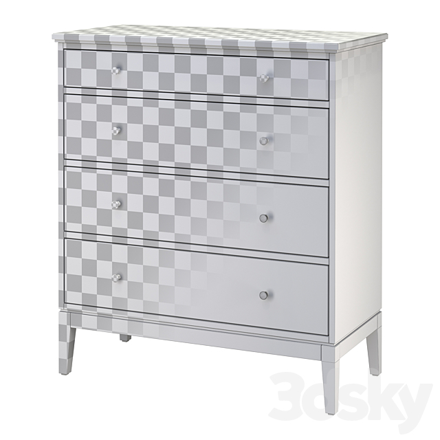 IDANAS chest by IKEA 3DS Max Model - thumbnail 4