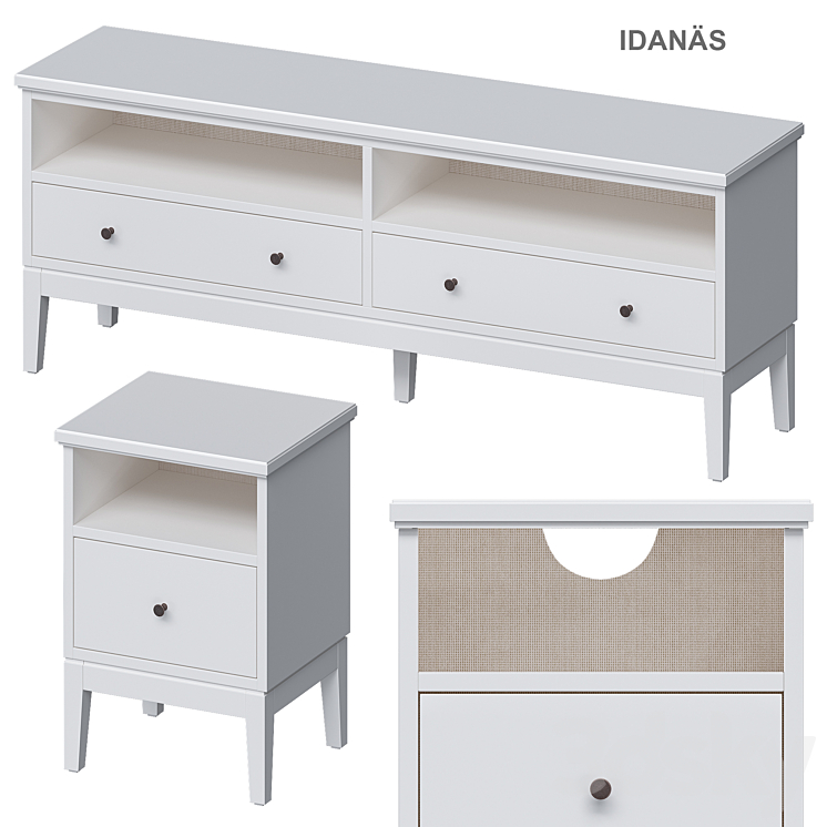 IDANÄS IKEA Stand 3DS Max Model - thumbnail 1