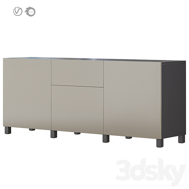 IKEA BESTA BESTO 2 3DSMax File - thumbnail 3