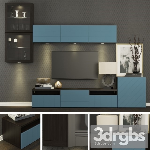 Ikea Besta Hallstavik 3dsmax Download - thumbnail 1