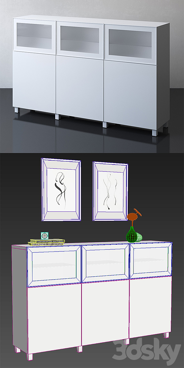 IKEA BESTA Storage 3DSMax File - thumbnail 2