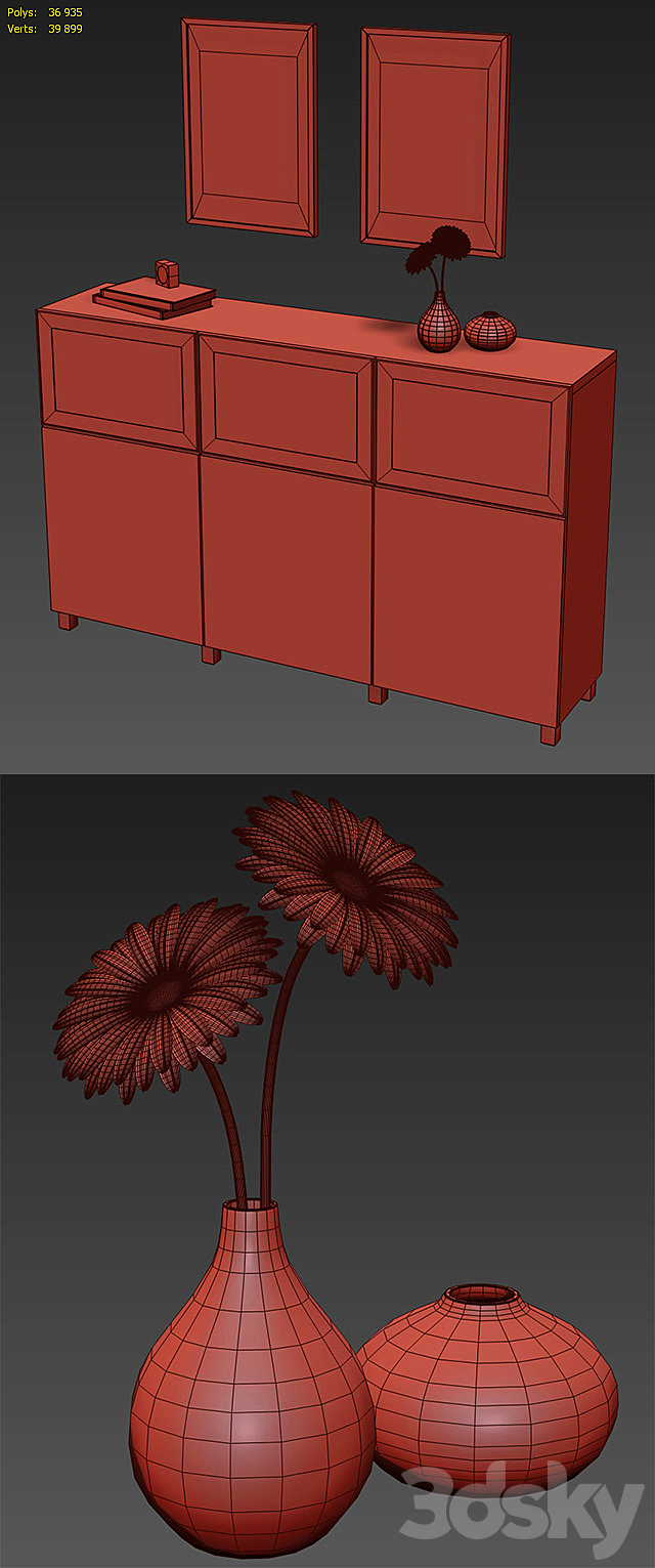 IKEA BESTA Storage 3DSMax File - thumbnail 3