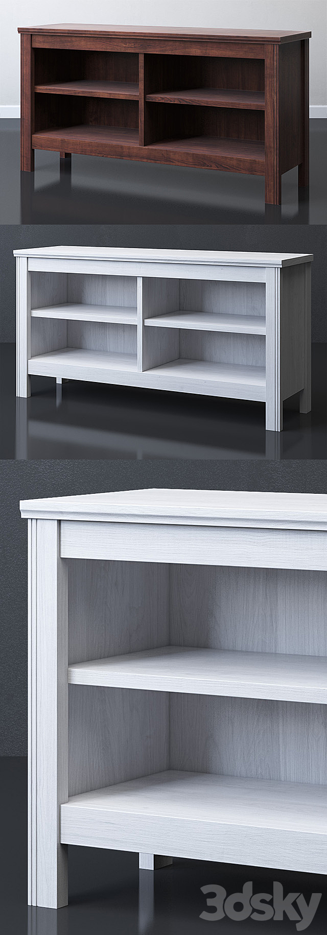 IKEA BRUSALI TV stand 3DSMax File - thumbnail 2