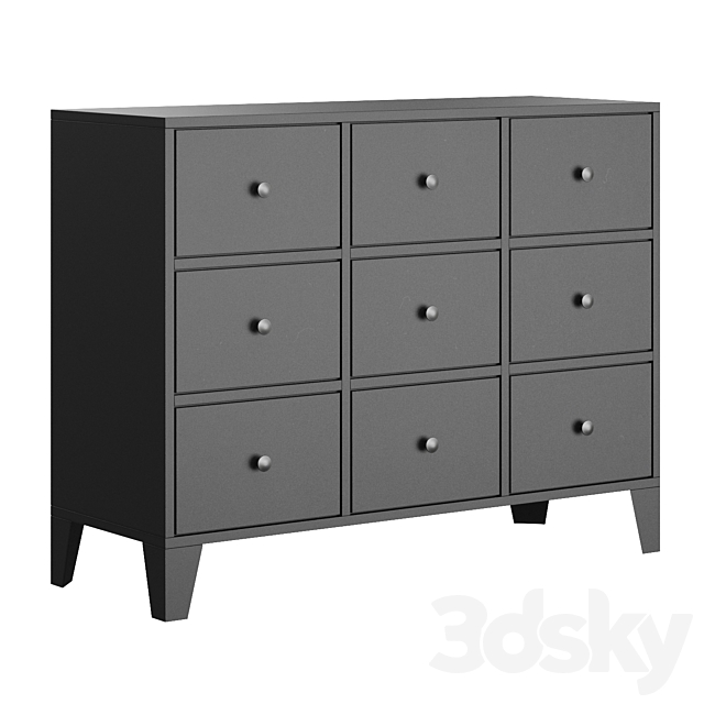 IKEA BRYGGJA cupboard 3DS Max Model - thumbnail 3