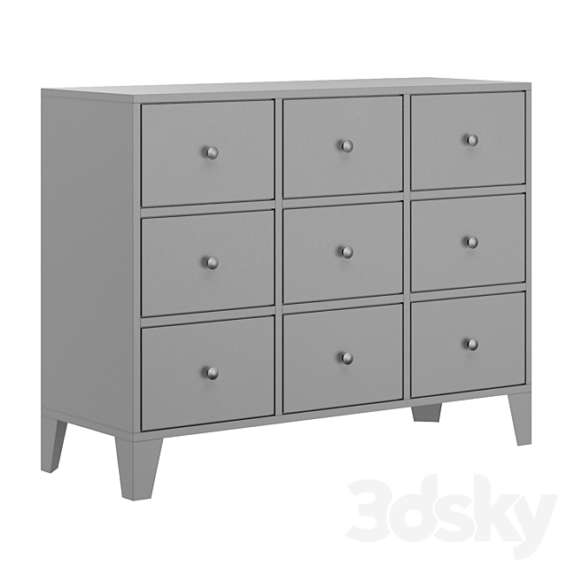 IKEA BRYGGJA cupboard 3DS Max Model - thumbnail 4