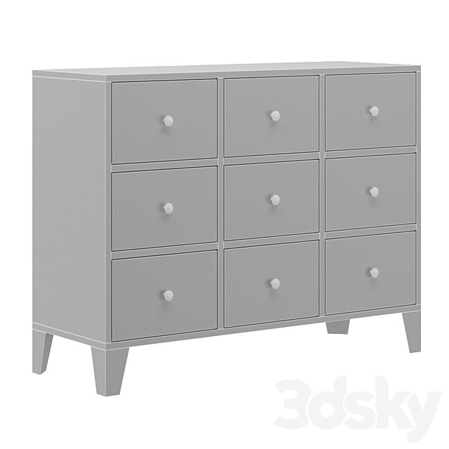 IKEA BRYGGJA cupboard 3DS Max Model - thumbnail 5