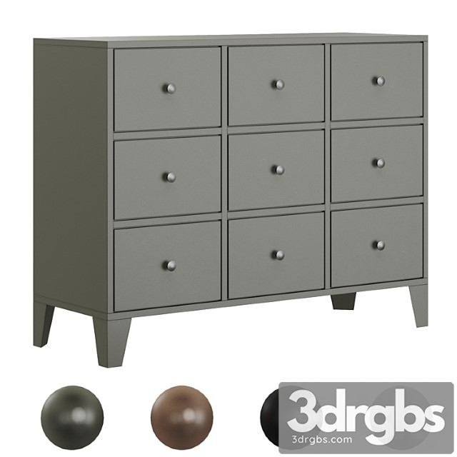 Ikea Bryggja Cupboard 3dsmax Download - thumbnail 1