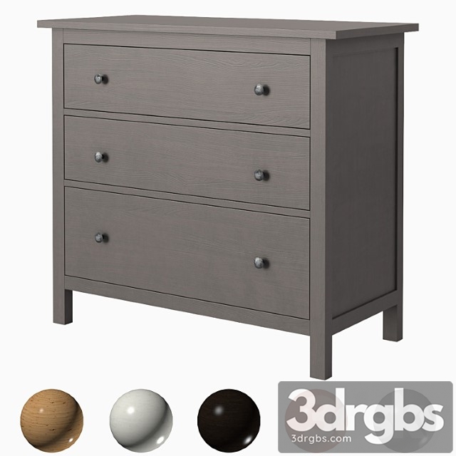 Ikea hemnes 3-drawer chest - thumbnail 1