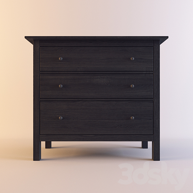 IKEA HEMNES Chest 3DSMax File - thumbnail 3