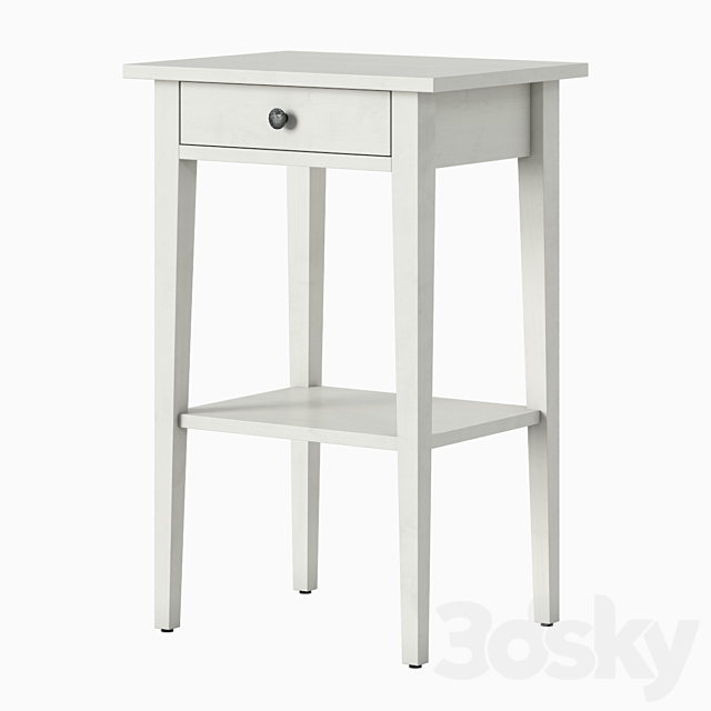 IKEA HEMNES nightstand 3DS Max Model - thumbnail 2