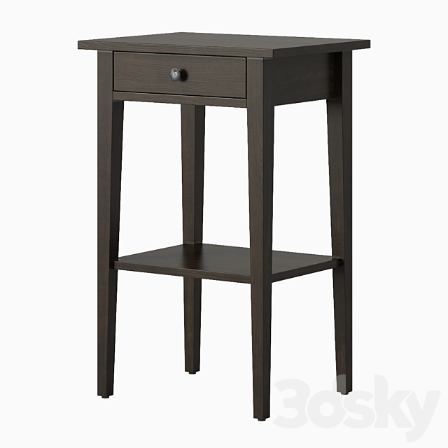 IKEA HEMNES nightstand 3DS Max Model - thumbnail 3