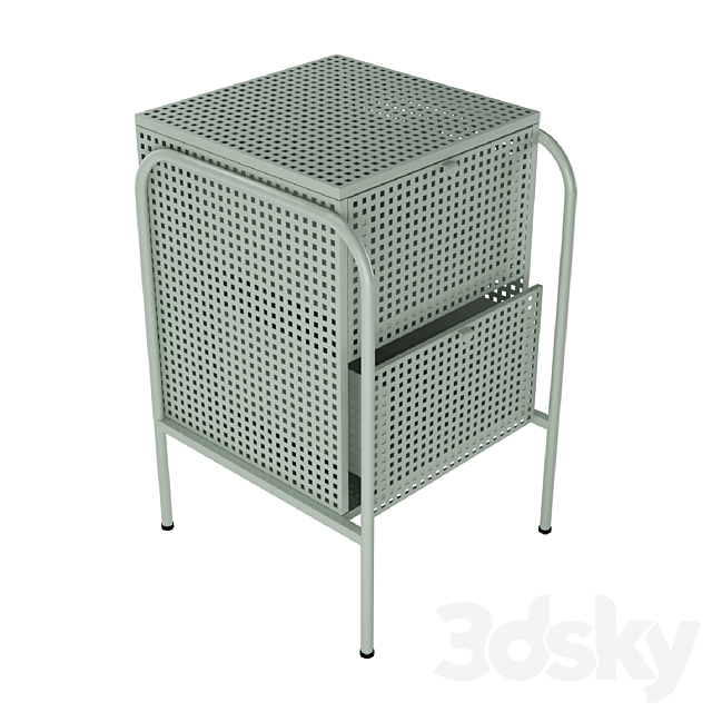 Ikea NIKKEBY chest of drawers 3DS Max Model - thumbnail 2