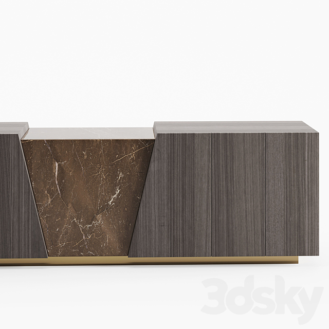 Inedito Asnaghi Horo Sideboard 3DSMax File - thumbnail 2