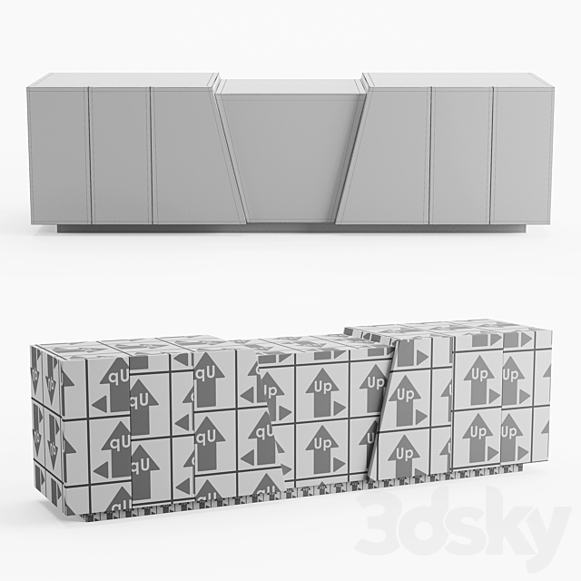 Inedito Asnaghi Horo Sideboard 3DSMax File - thumbnail 3