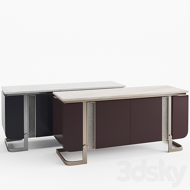 Inedito Asnaghi Pablo Sideboard 3DSMax File - thumbnail 2