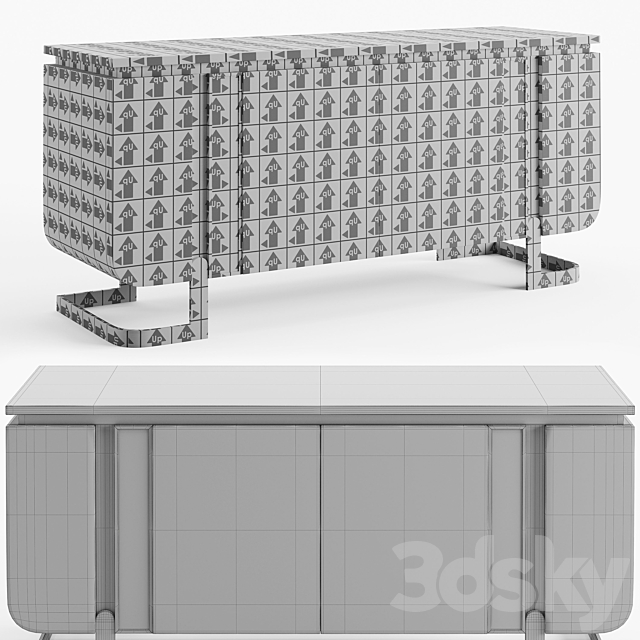 Inedito Asnaghi Pablo Sideboard 3DSMax File - thumbnail 4