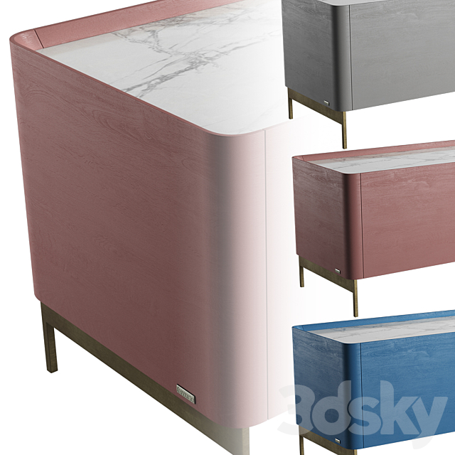 Iris chest of drawers 3DSMax File - thumbnail 2