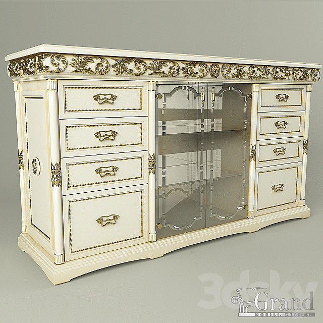 “Jacqueline” chest of drawers “Grand” 3DSMax File - thumbnail 1