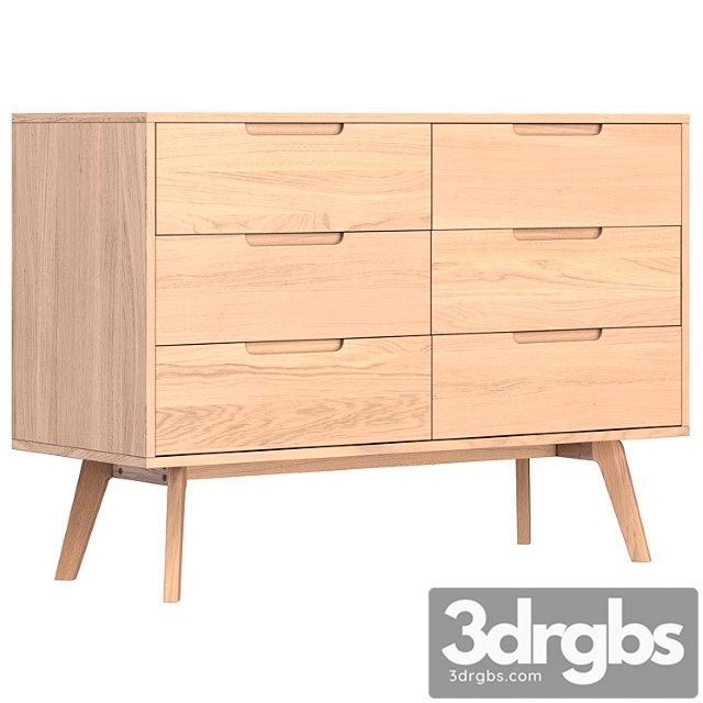 Jenson wide chest of drawers - thumbnail 1