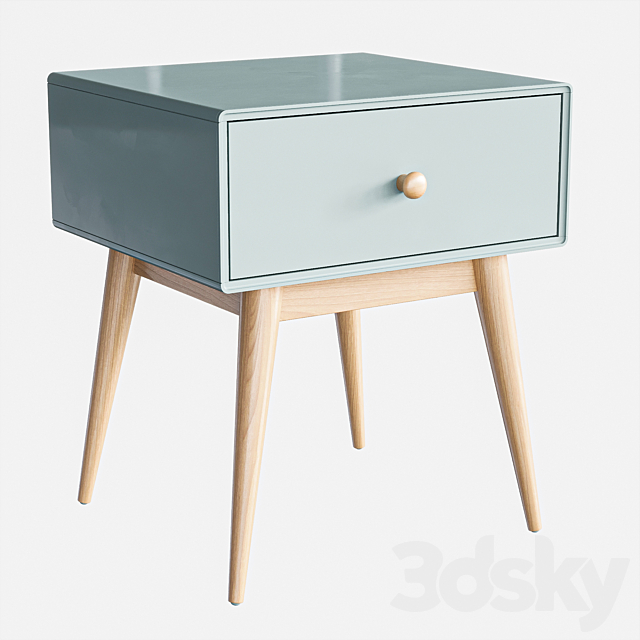 Jimi bedside table 3DSMax File - thumbnail 1