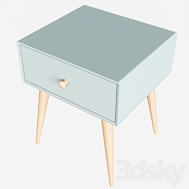 Jimi bedside table 3DSMax File - thumbnail 2