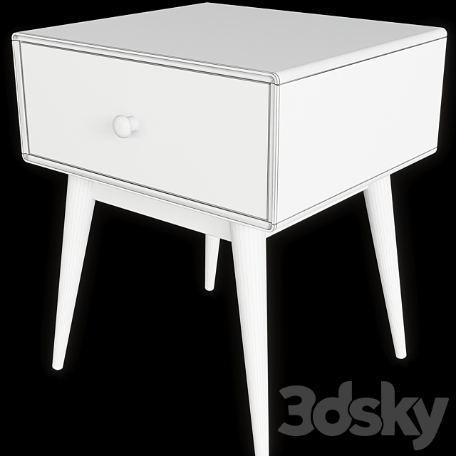 Jimi bedside table 3DSMax File - thumbnail 6