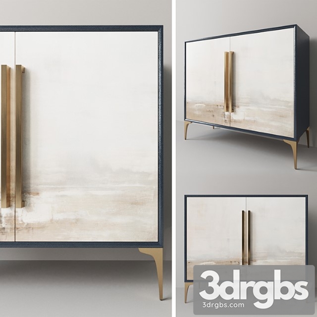 Johnrichard – brentwood two-door cabinet 2 3dsmax Download - thumbnail 1