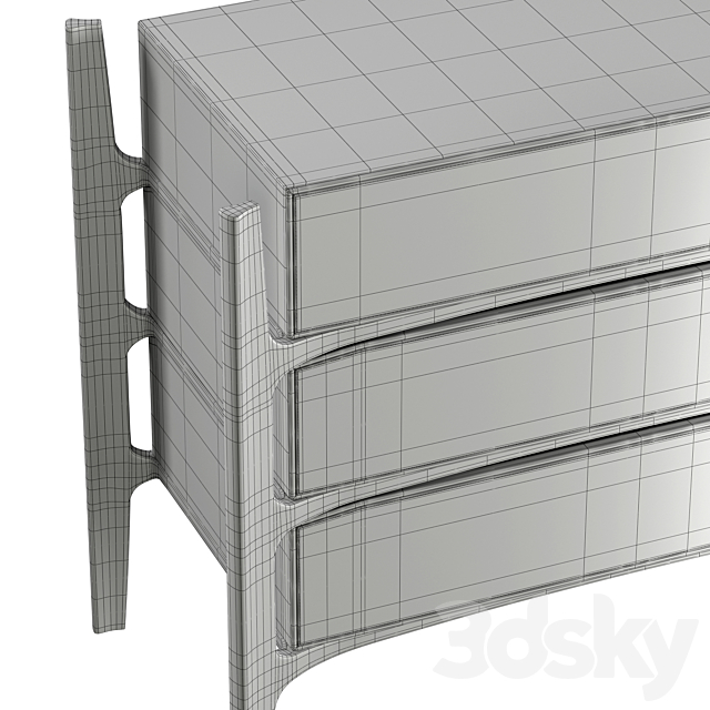 Jonathan Charles Architects Chest 3DSMax File - thumbnail 5