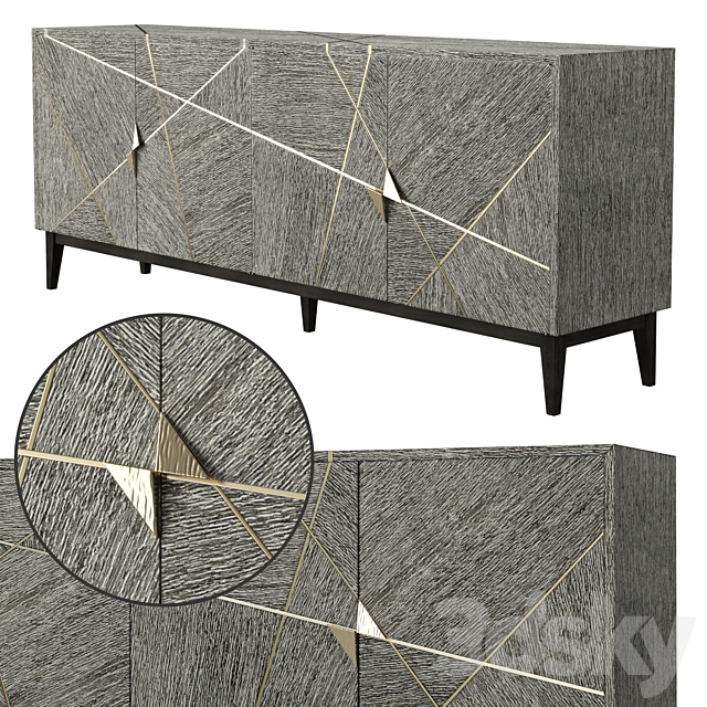 Jonathan Charles Casual Sideboard 3DSMax File - thumbnail 1