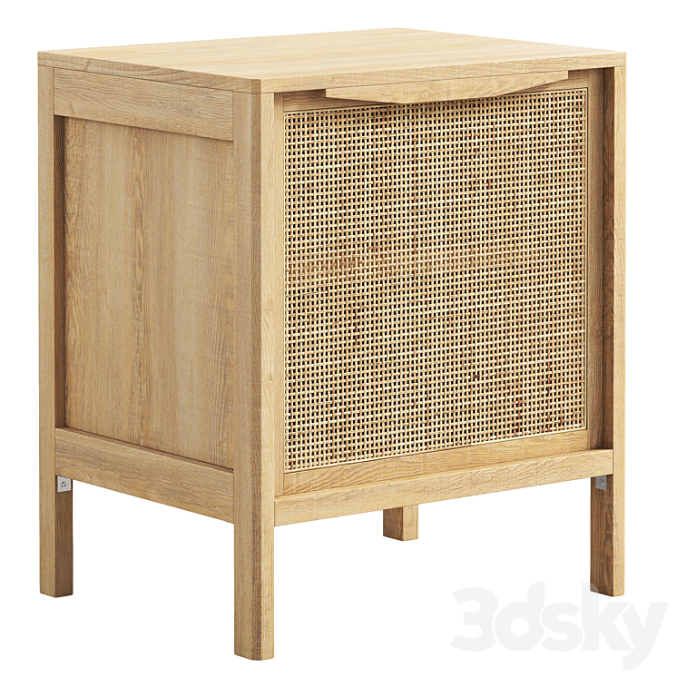 Joybird florence nightstand 3DS Max Model - thumbnail 3