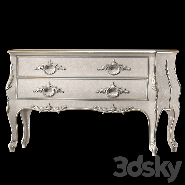 juliettesinteriors nightstand and dresser art JX0108 3ds Max - thumbnail 2