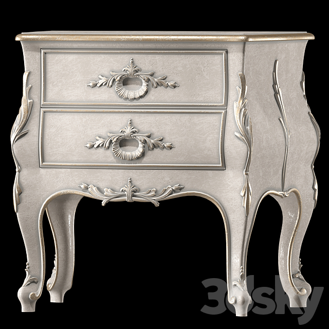 juliettesinteriors nightstand and dresser art JX0108 3ds Max - thumbnail 3